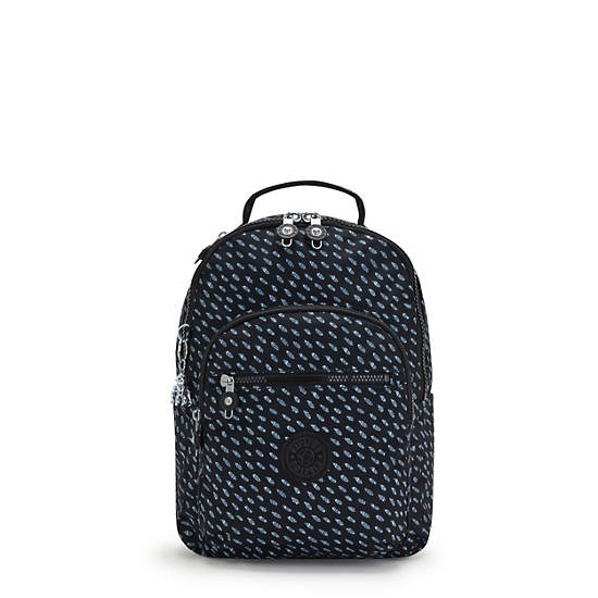 Mochilas Kipling Seoul Small Printed Tablet Negros | MX 1612BE